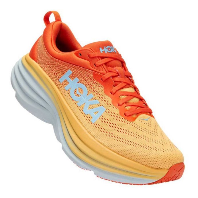 Кроссовки Hoka M BONDI 8 Puffin&#039;s Bill Amber Yellow