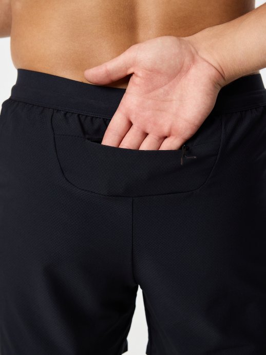 Шорты с лосинами Nordski Stayer Black/Olive NSM284426