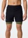 Шорты с лосинами Nordski Stayer Black/Olive NSM284426