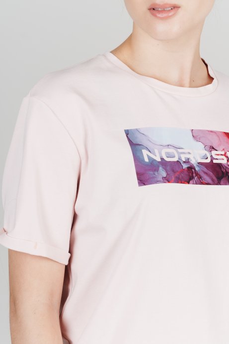 Футболка Nordski Simple Logo Soft Pink W NSW829994