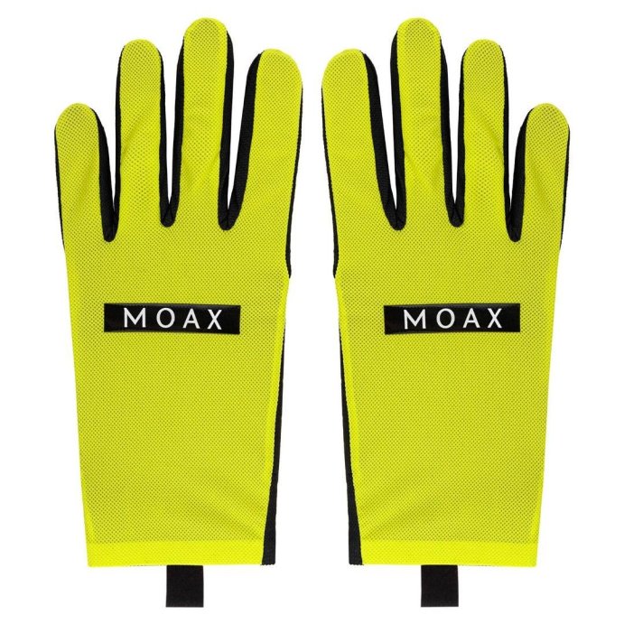Перчатки летние Moax Air mesh лимонный M0342/50000