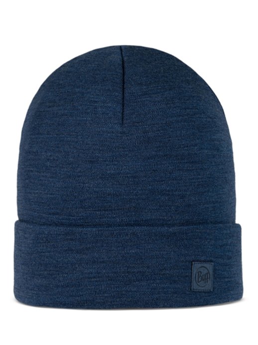 Шапка Buff Merino Heavyweight Hat Solid Night Blue 111170.779.10.00