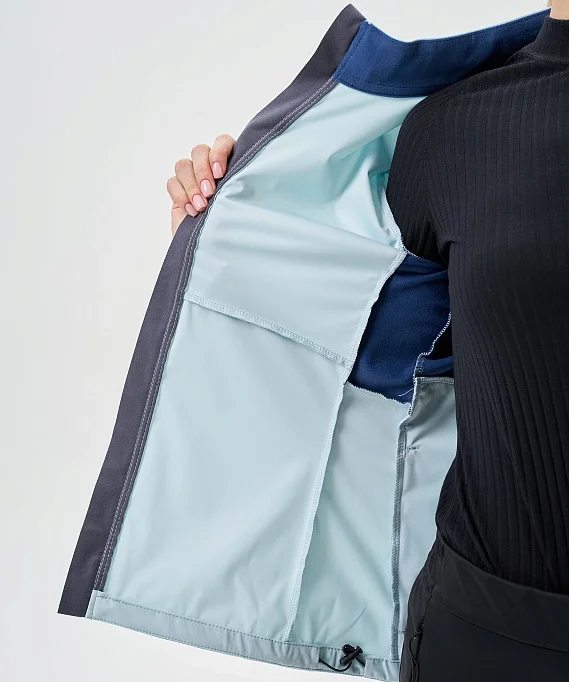 Тренировочная куртка Nordski PRO TOUR Aqua/Deep W NSW640923