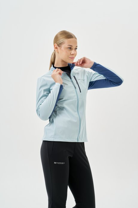 Тренировочная куртка Nordski PRO TOUR Aqua/Deep W NSW640923