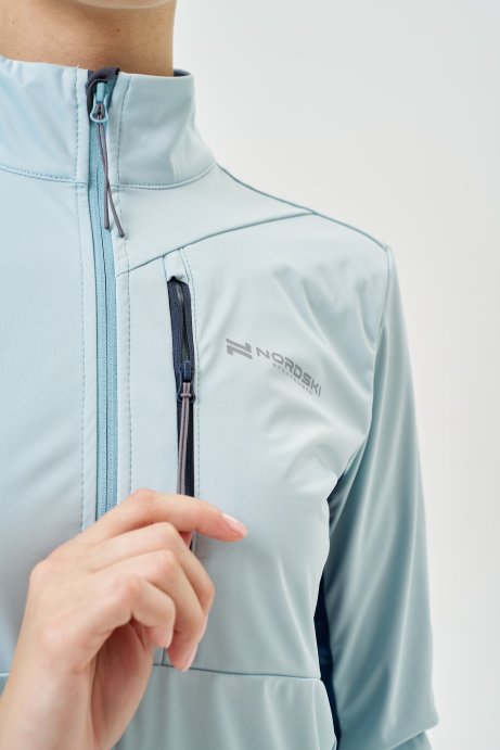 Тренировочная куртка Nordski PRO TOUR Aqua/Deep W NSW640923