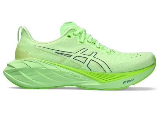 Кроссовки мужские ASICS Novablast 4 Illuminate Green/Lime Burst — 