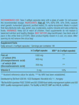 Мега Омега 3 / Mega Omega 3 BIOTECH 180 капс.