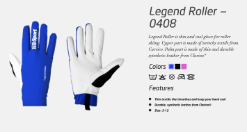 Перчатки для лыжероллеров Lillsport Legend Roller 0408/04