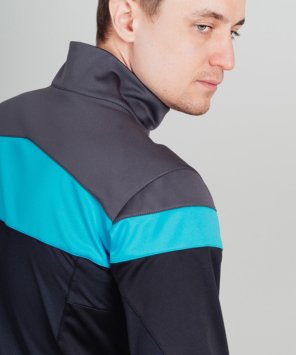 Костюм разминочный Nordski Drive Black/Blue NSM805170/NSM305100