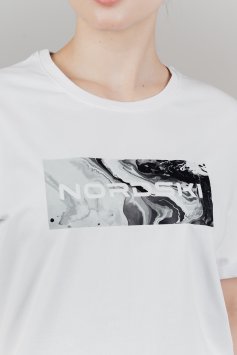 Футболка Nordski Simple Logo White W NSW829001