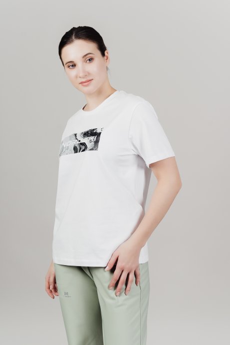 Футболка Nordski Simple Logo White W NSW829001