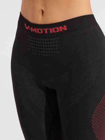 Термобелье V-MOTION ALPINESPORTS Женский ASW Черно-красный