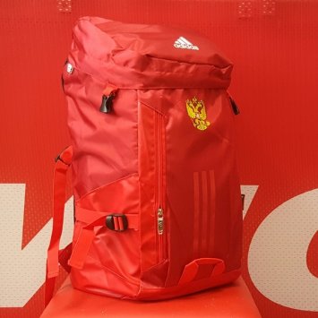 РЮКЗАК РОССИЯ 2020 красный (бордо. полоски)