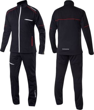 КОСТЮМ РАЗМИНОЧНЫЙ NONAME FLOW IN MOTION BLACK SUIT UX