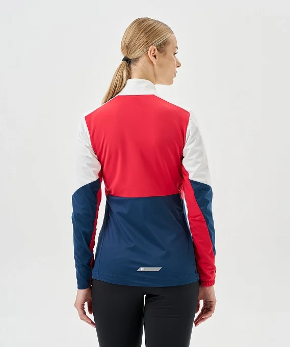 Тренировочная куртка Nordski PRO TOUR White/Deep/Red W NSW640394