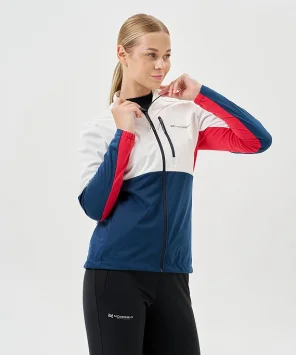 Тренировочная куртка Nordski PRO TOUR White/Deep/Red W NSW640394