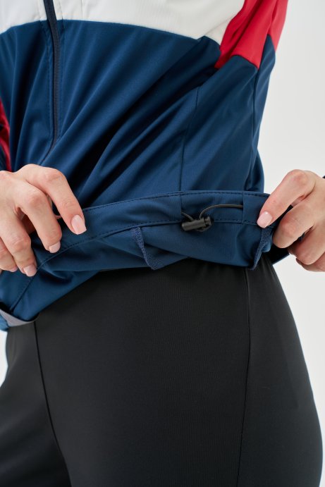 Тренировочная куртка Nordski PRO TOUR White/Deep/Red W NSW640394