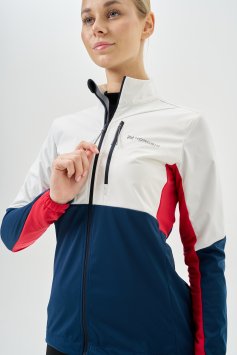 Тренировочная куртка Nordski PRO TOUR White/Deep/Red W NSW640394
