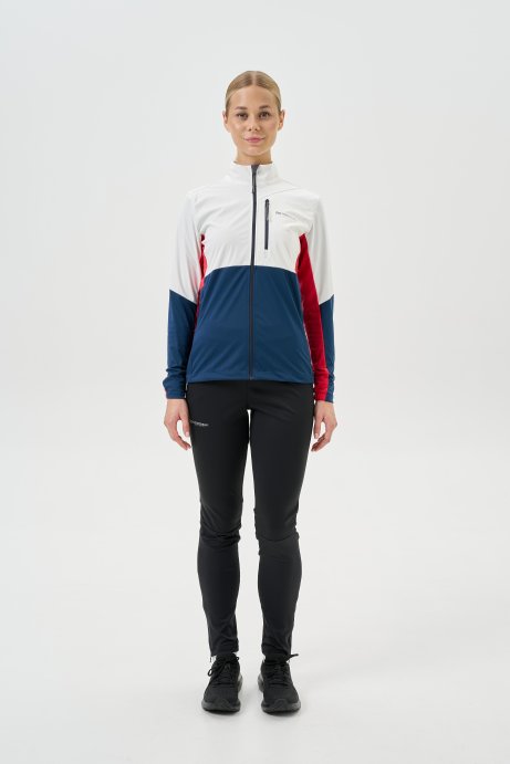 Тренировочная куртка Nordski PRO TOUR White/Deep/Red W NSW640394