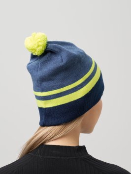 Шапка Nordski Move Jeans/Yellow NSV726376