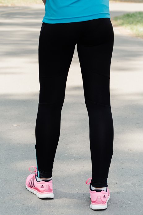 Лосины Nordski Premium Black/Breeze W NSW150028 в Новосибирске