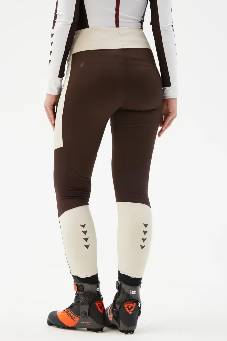 Тайтсы Bivium &quot;СноуРан&quot; жен. молочный_кофейный