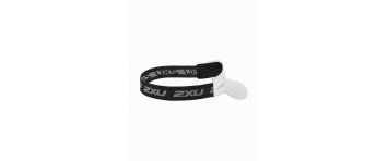 Козырек для бега 2XU на резинке WHT/BLK Белый/Черный OSFA UQ5687f