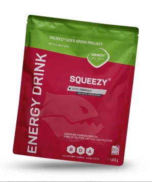 Изотоник с электролитам ENERGY DRINK Squeezy 1500гр. (без вкуса)