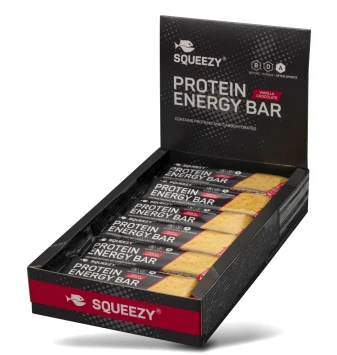 Батончики белковые с коллагеном PROTEIN ENERGY Bar SQUEEZY 12шт по 50гр.