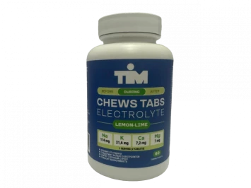 Жевательные солевые таблетки &quot;CHEWS TABS&quot; TIM (Лимон-Лайм) 60 таб.
