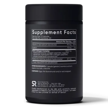 Мульти Коллагеновый комплекс Sports Research Collagen Multicomplex 1600мг, 90 капс.