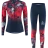 Гоночный костюм LOFFLER WORLDCUP 24 dark blue/red EL28455-455