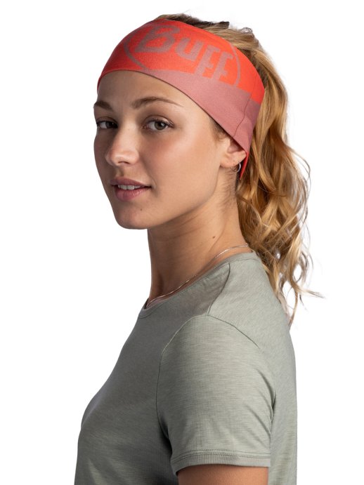 Повязка Buff CoolNet UV Wide Headband Arthy Nectarine 133783.440.10.00