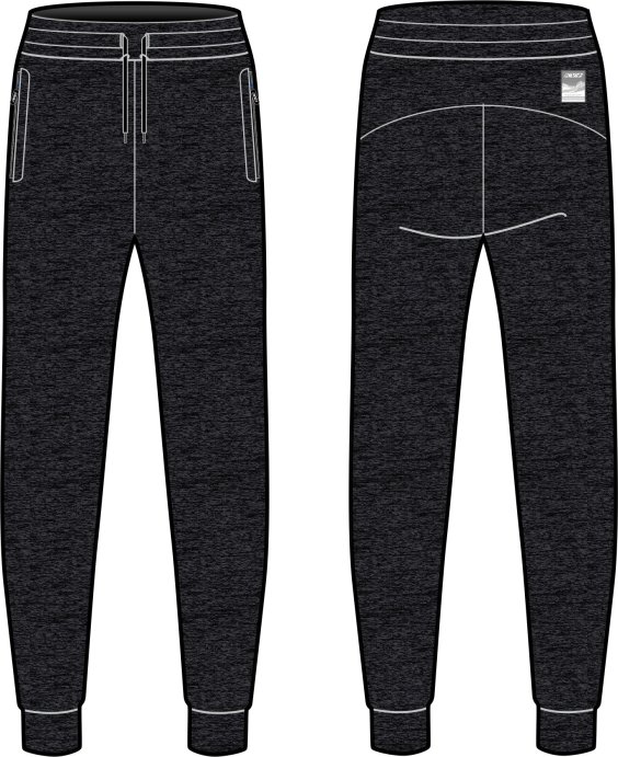 Брюки KV+ FOCA jogger pants man, dark grey\ melange 23V126.1