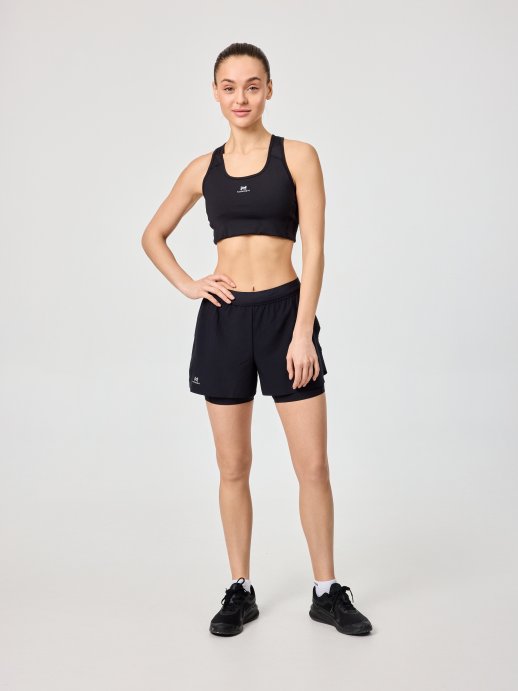 Шорты с лосинами Nordski Stayer Black W NSW285100