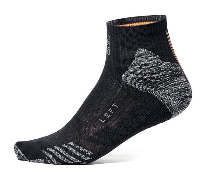 Носки спортивные Moretan RUN SLAY IRS-181249 чёрные