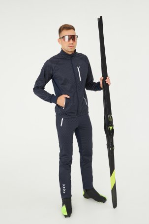 Куртка разминочная BIVIUM "Баланс" SJK201M-0400 муж. синий