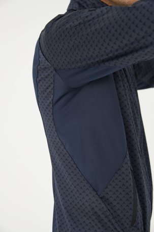 Куртка разминочная BIVIUM "Баланс" SJK201M-0400 муж. синий