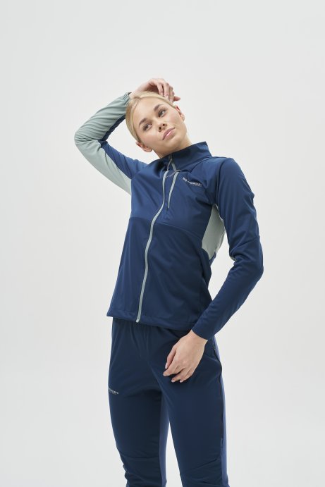Тренировочная куртка Nordski PRO TOUR Deep/Ice Mint W NSW640061
