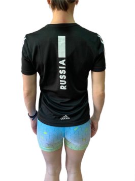 ФУТБОЛКА РОССИЯ 2020 чёрная
