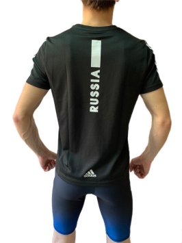 ФУТБОЛКА РОССИЯ 2020 чёрная