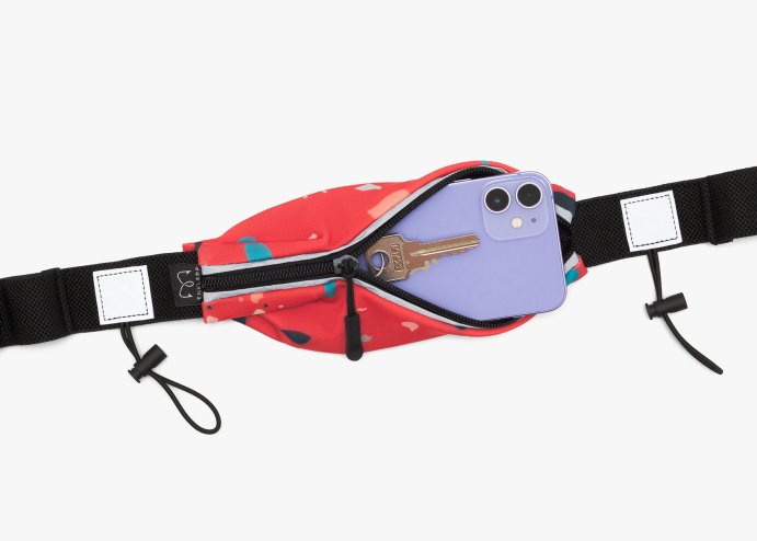 Сумка Enklepp Run Belt Fast (red terrazzo)