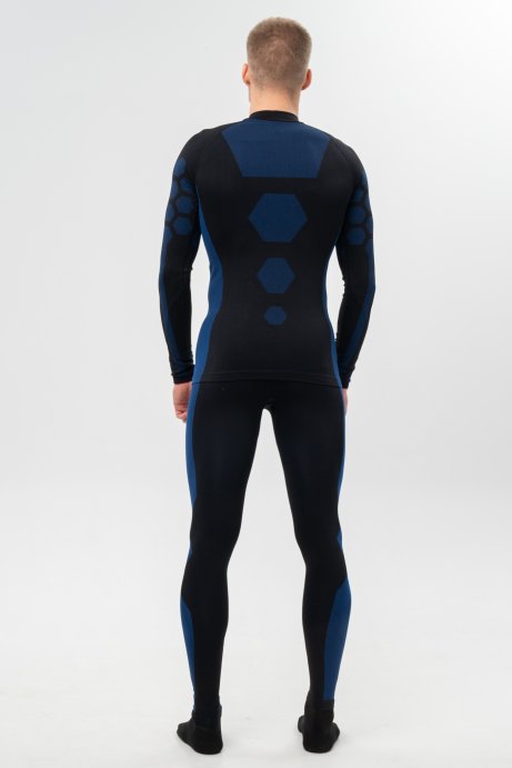 Комплект термобелья Nordski Snake Black/Blue NSM389700