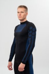 Комплект термобелья Nordski Snake Black/Blue NSM389700
