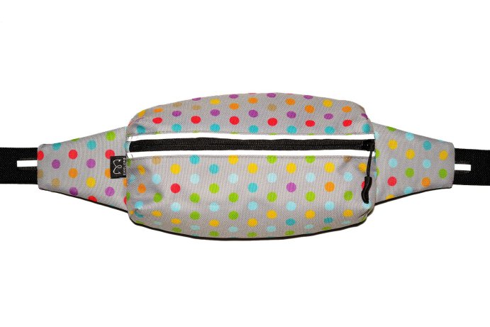 Сумка Enklepp Marathon Waist Bag (gray multi polka dot) в Твери