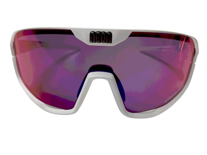 Очки NEON LEGKOV VOLCANO White Matt Mirror hd Red (2 линзы)