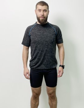 Шорты-спринтовки GTS TIGHT муж. 10 чёрный