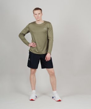 Футболка Nordski Run Olive с длинным рукавом NSM492425
