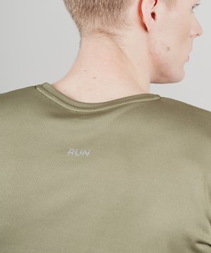 Футболка Nordski Run Olive с длинным рукавом NSM492425