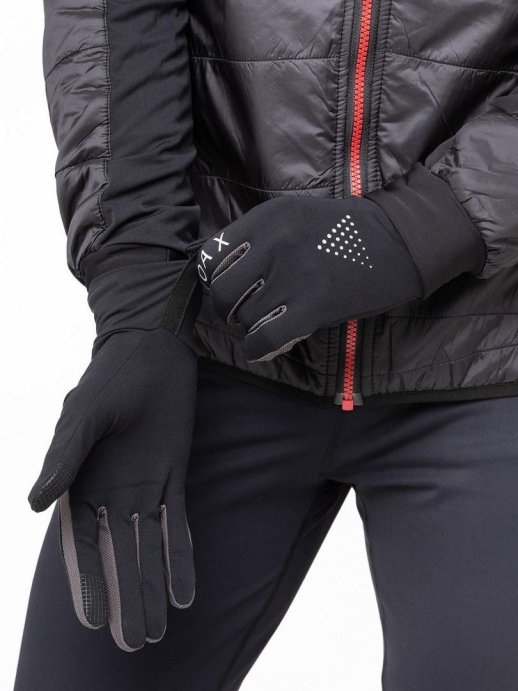 Перчатки Moax Light run M2231/10001 черный /серый